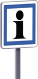Panneau permanent Ce3a 500x500 c1 Signalétique d'informations relatives aux services ou activités touristiques TALIAPLAST - 528304