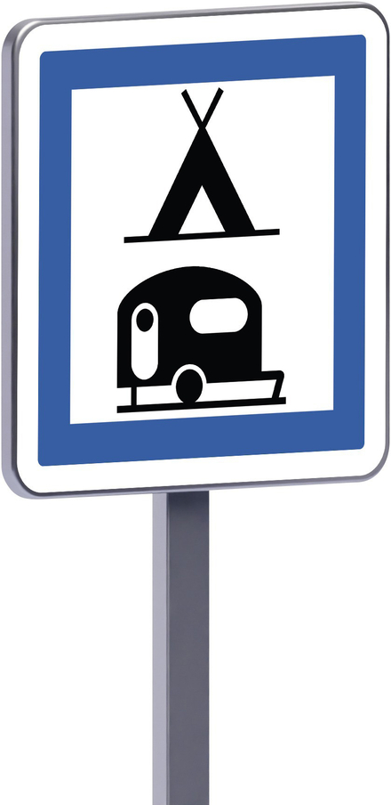 Panneau permanent Ce4c 500x500 c1 terrain de camping pour tentes caravanes et autocaravanes TALIAPLAST - 528308