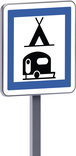 Panneau permanent Ce4c 500x500 c1 terrain de camping pour tentes caravanes et autocaravanes TALIAPLAST - 528308
