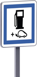 Panneau permanent Ce15g 500x500 c2 distribution de carburant et recharge électriques TALIAPLAST - 528371