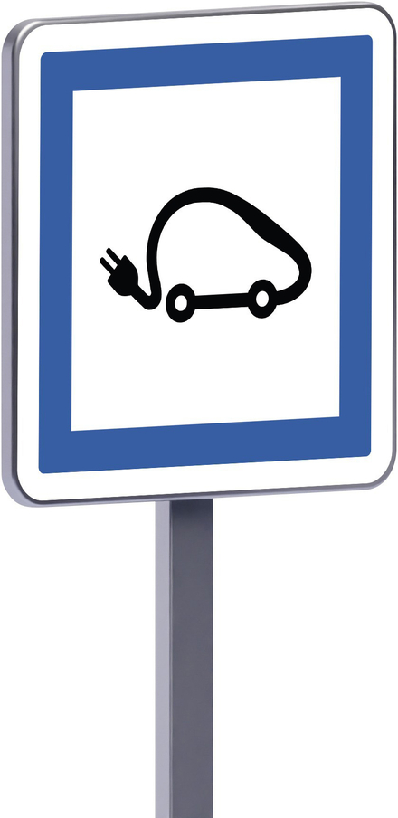 Panneau permanent Ce15i 700x700 c1 poste de recharge de véhicules électriques 7sur7 et 24sur24 TALIAPLAST - 528423
