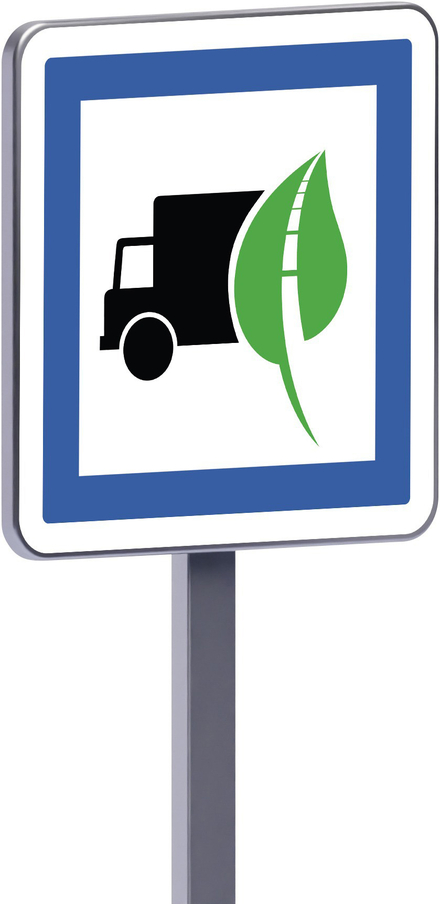 Panneau permanent Ce51 700x700 c1 point du réseau de distribution écotaxe TALIAPLAST - 528443