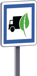 Panneau permanent Ce51 700x700 c1 point du réseau de distribution écotaxe TALIAPLAST - 528443