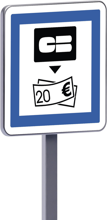 Panneau permanent Ce25 700x700 c2 distributeurs de billets de banque TALIAPLAST - 528485