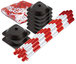 Lot 6 poteaux support 1,5kg + chaine 25m +2 pieds 2,5kg TALIAPLAST - 530319