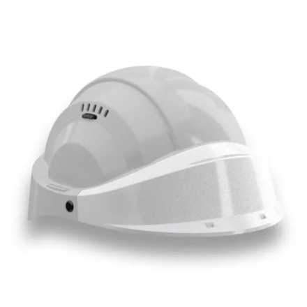 CASQUE 'ORIZON' GRIS VISIERE BLANCHE TALIAPLAST - 563581