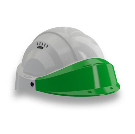 CASQUE 'ORIZON' GRIS VISIERE VERTE TALIAPLAST - 563583