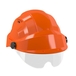 CASQUE 'ORIZON' ORANGE VISIERE ORANGE AVEC LUNETTE TALIAPLAST - 563755