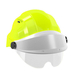 CASQUE 'ORIZON' FLUO JAUNE VISIERE GRISE AVEC LUNETTE TALIAPLAST - 563778