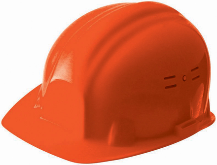 CASQUE 'OPUS' ORANGE RB40 MOLETTE TALIAPLAST - 564025