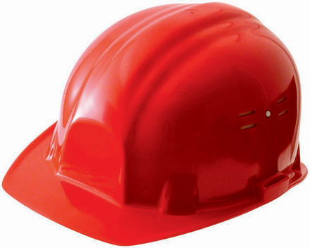 CASQUE 'OPUS' ROUGE RB40 MOLETTE TALIAPLAST - 564026