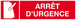 ARRET D'URGENCE 200x52mm TALIAPLAST - 620110