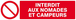 INTERDIT AUX NOMADES ET CAMPEURS 200x52mm TALIAPLAST - 620211