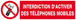 INTERDICTION D'ACTIVER DES TELEPHONES MOBILES 200x52mm TALIAPLAST - 620233