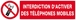 INTERDICTION D'ACTIVER DES TELEPHONES MOBILES 200x52mm TALIAPLAST - 620233