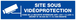 Panneau rigide SITE SOUS VIDEOPROTECTION 200x52mm TALIAPLAST - 620237