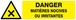 DANGER MATIERES NOCIVES OU IRRITANTES 200x52mm TALIAPLAST - 620306