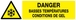 DANGER, BASSES TEMPERATURES CONDITIONS DE GEL 200x52mm TALIAPLAST - 620308