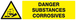 DANGER, SUBSTANCES CORROSIVES 200x52mm TALIAPLAST - 620309