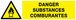 DANGER, SUBSTANCES COMBURANTES 200x52mm TALIAPLAST - 620313