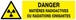 DANGER MATIERES RADIOACTIVES//RAD° IONISANTES 200x52mm TALIAPLAST - 620314