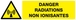 DANGER RADIATION NON IONISANTES 200x52mm TALIAPLAST - 620315