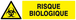 DANGER, RISQUE BIOLOGIQUE 200x52mm TALIAPLAST - 620317