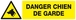 Panneau rigide DANGER, CHIEN DE GARDE 200x52mm TALIAPLAST - 620330