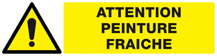 ATTENTION PEINTURE FRAICHE 200x52mm TALIAPLAST - 620334