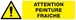 ATTENTION PEINTURE FRAICHE 200x52mm TALIAPLAST - 620334