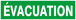 EVACUATION 200x52mm TALIAPLAST - 620405