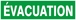 EVACUATION 200x52mm TALIAPLAST - 620405