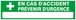 EN CAS D'ACCIDENT PREVENIR D'URGENCE 200x52mm TALIAPLAST - 620412