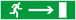 EVACUATION VERS SORTIE DROITE 200x52mm TALIAPLAST - 620424