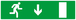 EVACUATION SORTIE BAS DROITE 200x52mm TALIAPLAST - 620426