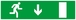 EVACUATION SORTIE BAS DROITE 200x52mm TALIAPLAST - 620426