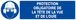 PROTECTION OBLIGATOIRE TETE/VUE/OUIE 200x52mm TALIAPLAST - 620501
