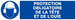 PROTECTION OBLIGATOIRE TETE ET OUIE 200x52mm TALIAPLAST - 620505