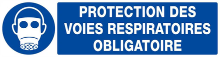PROTECTION DES VOIES RESPIRATOIRES OBLIGAT. 200x52mm TALIAPLAST - 620510