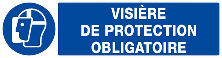 VISIERE DE PROTECTION OBLIGATOIRE 200x52mm TALIAPLAST - 620514