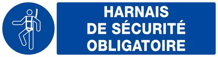 HARNAIS DE SECURITE OBLIGATOIRE 200x52mm TALIAPLAST - 620515