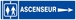 ASCENSEUR FLECHE A DROITE 200x52mm TALIAPLAST - 620602