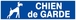 CHIEN DE GARDE 200x52mm TALIAPLAST - 620612