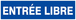 ENTREE LIBRE 200x52mm TALIAPLAST - 620615