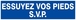 ESSUYEZ VOS PIEDS S.V.P 200x52mm TALIAPLAST - 620617