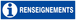 RENSEIGNEMENTS 200x52mm TALIAPLAST - 620626