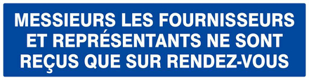 FOURNISSEURS & REPRESENTANTS RECUS SUR R.D.V 200x52mm TALIAPLAST - 620638