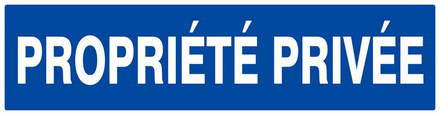 PROPRIETE PRIVEE 200x52mm TALIAPLAST - 620643