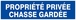PROPRIETE PRIVEE CHASSE GARDEE 200x52mm TALIAPLAST - 620645