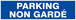 PARKING NON GARDE 200x52mm TALIAPLAST - 620646